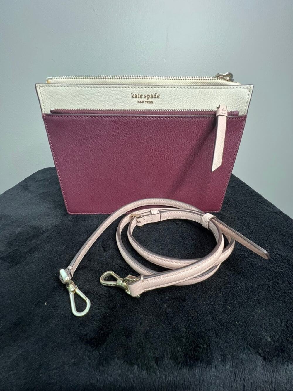 Kate Spade Cameron Street Clarise Colorblock Crossbody Saffiano Leather